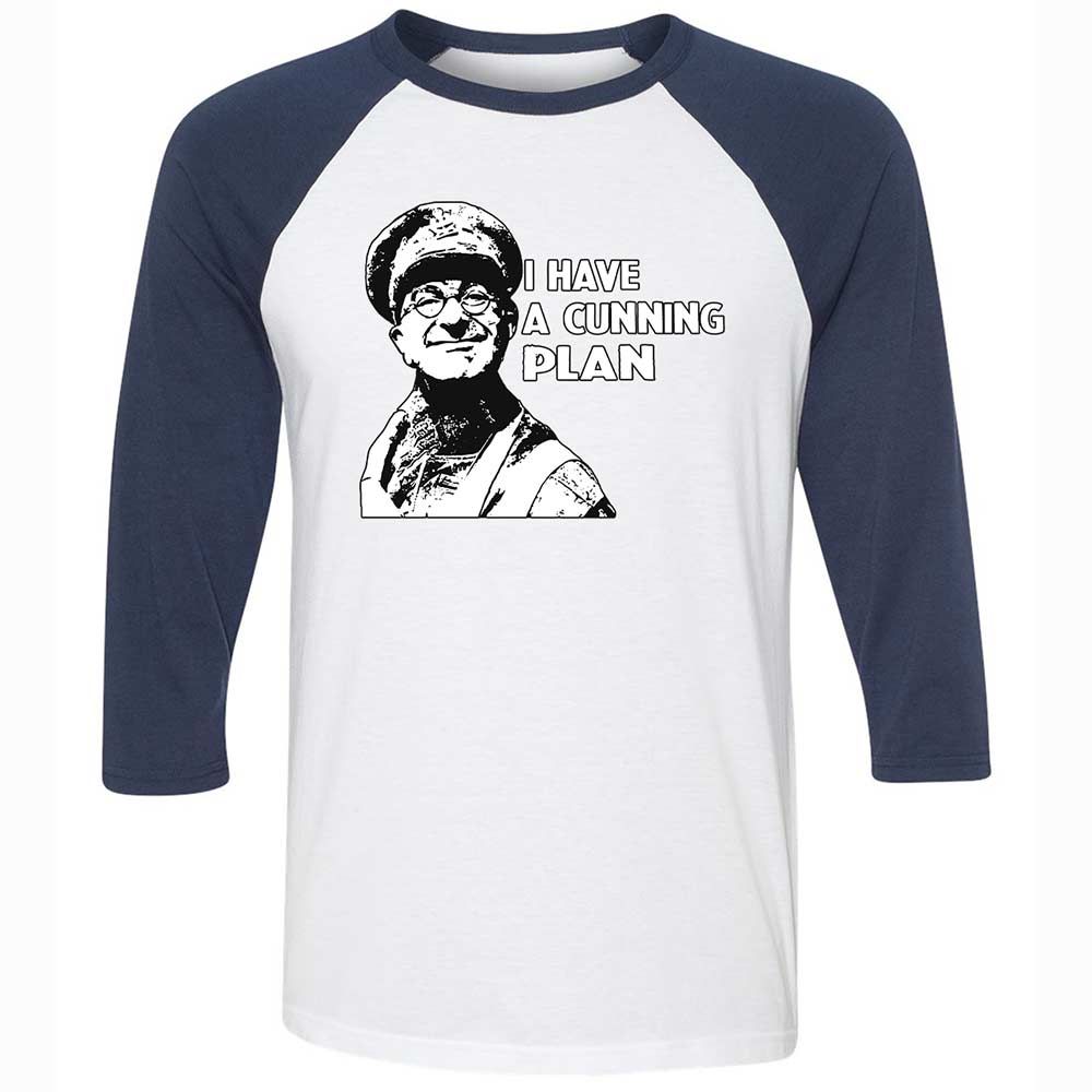 Unisex 3/4 Baseball Tee - 8ZSWFZV7 - White/Navy - 8