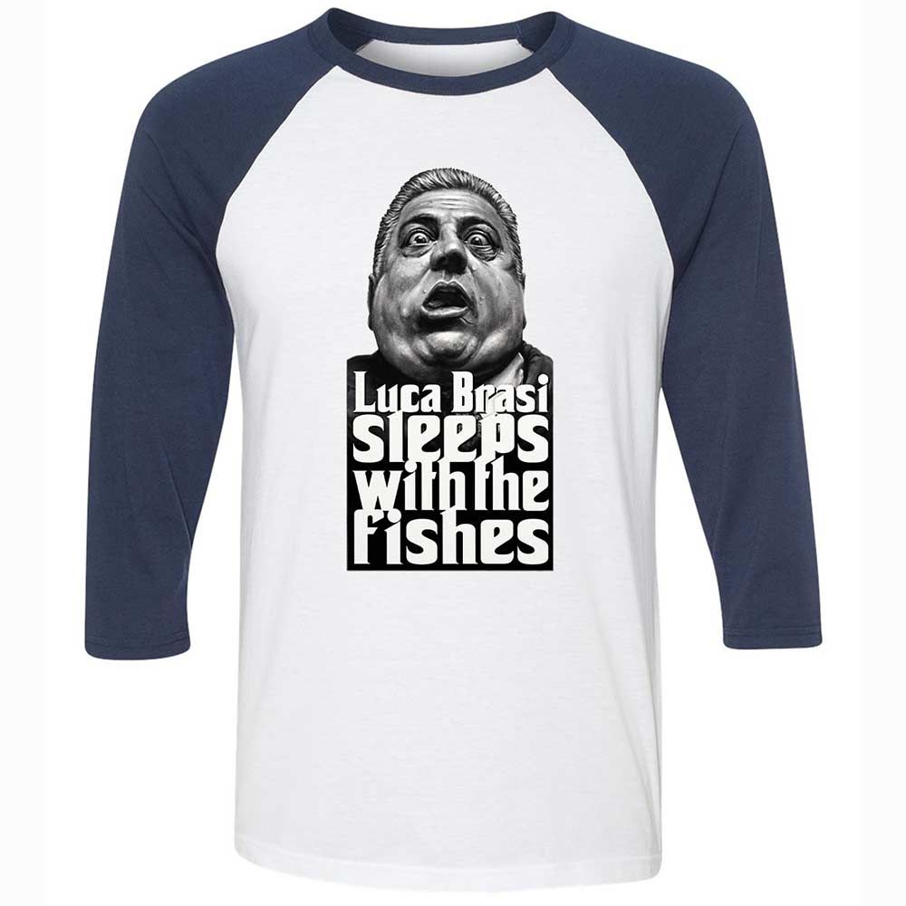Sleeps with the fishes - White/Navy - 8