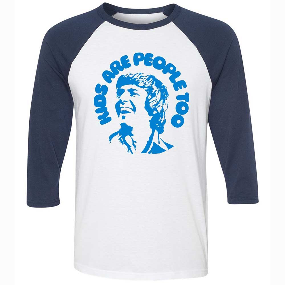 Unisex 3/4 Baseball Tee - QJU1WQFB - White/Navy - 8