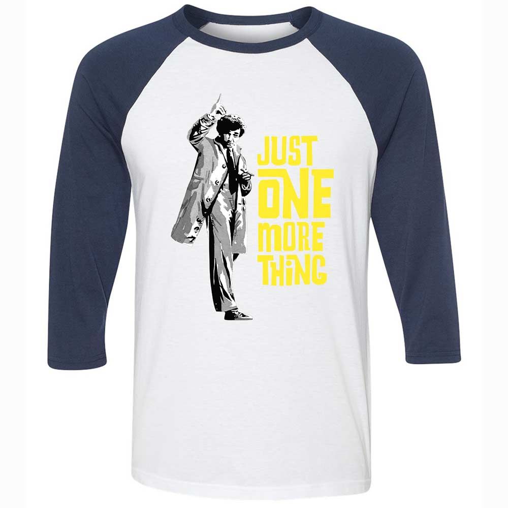 Just One More Thing - White/Navy - 8