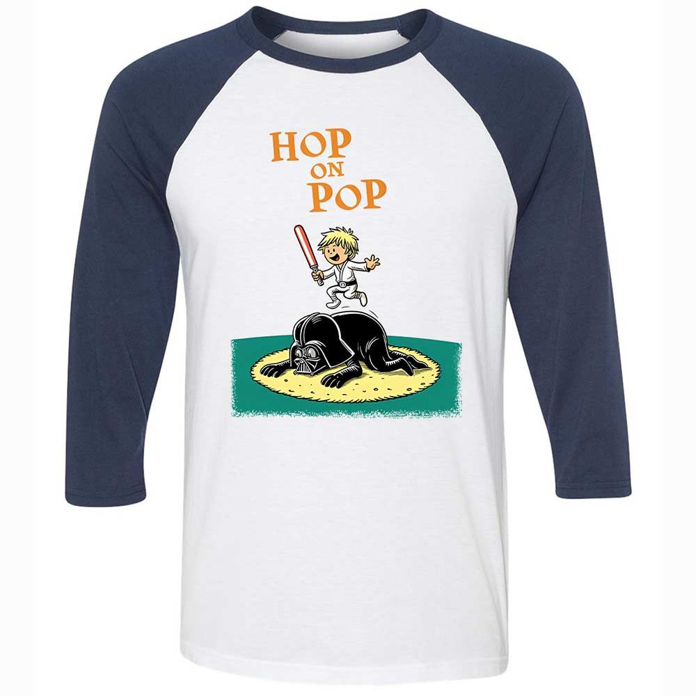 Hop on Pop - White/Navy - 8
