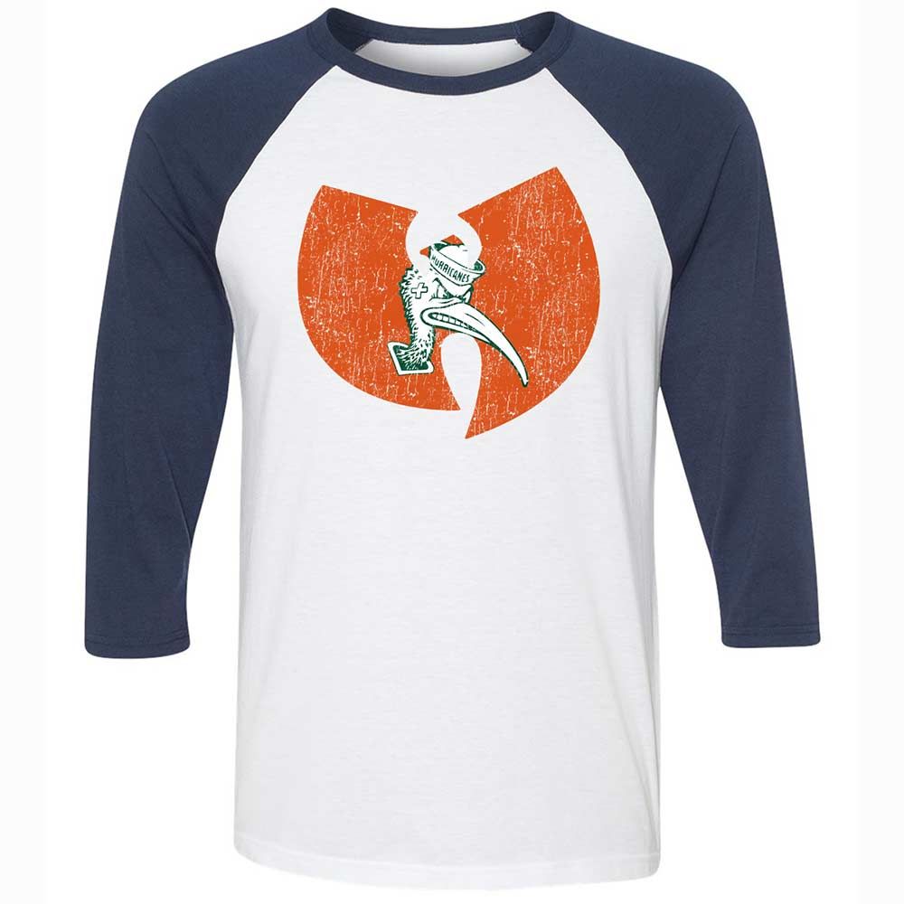 Unisex 3/4 Baseball Tee - JUW74Q1Z - White/Navy - 8
