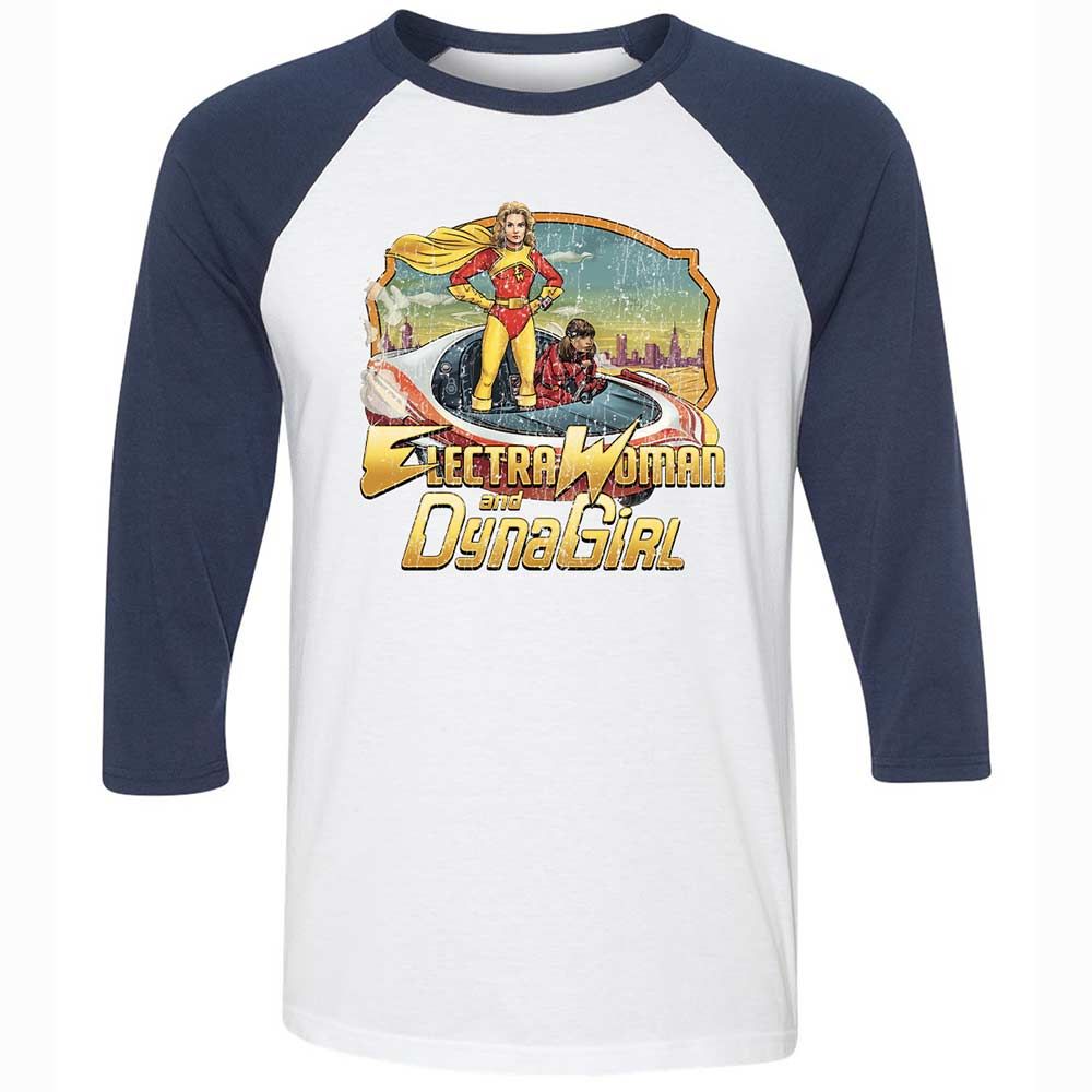 Unisex 3/4 Baseball Tee - PPJJTTMR - White/Navy - 8
