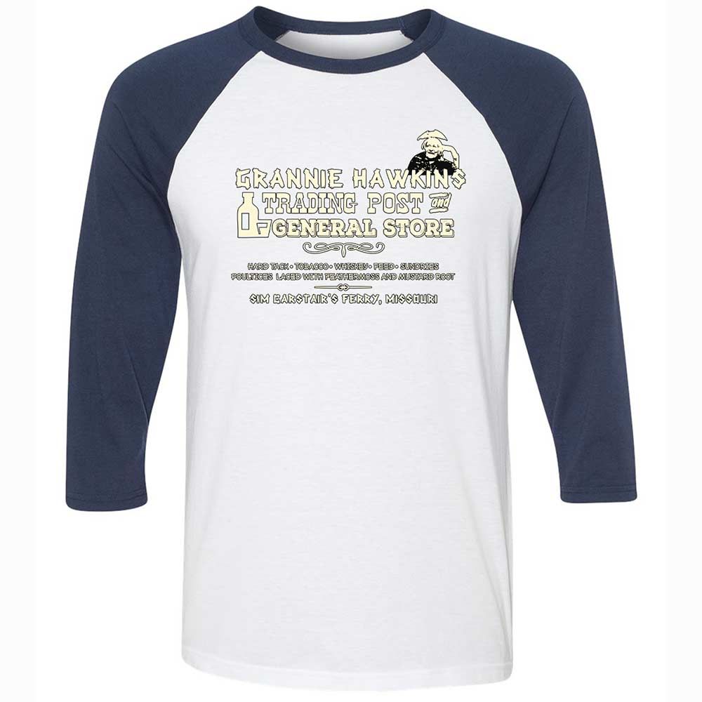Unisex 3/4 Baseball Tee - GP4HXGM1 - White/Navy - 8