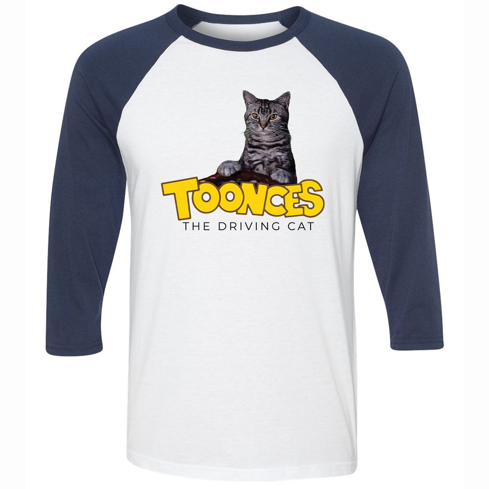 Unisex 3/4 Baseball Tee - N24S4HYC - White/Navy - 8