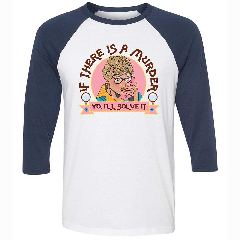 Unisex 3/4 Baseball Tee - UB4PL2WX - White/Navy - 8