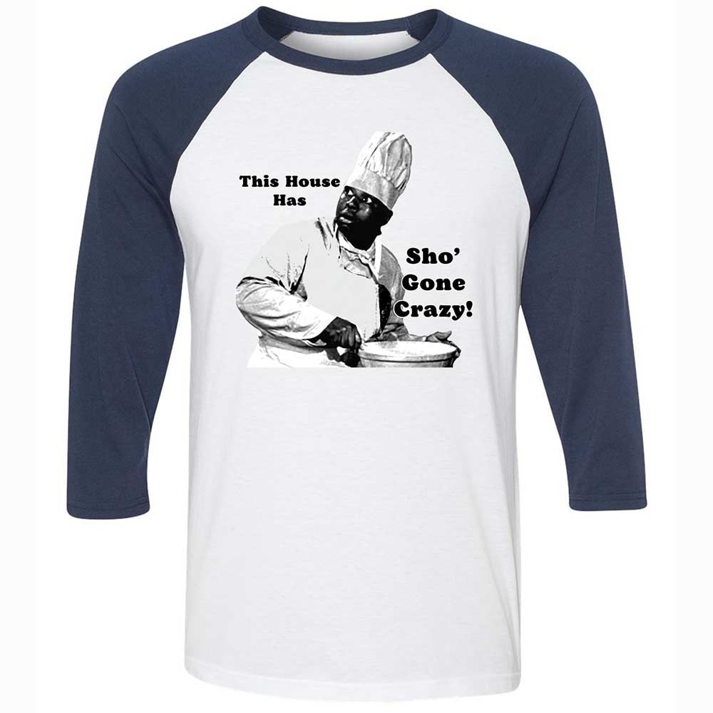 Unisex 3/4 Baseball Tee - W4GHLUBT - White/Navy - 8