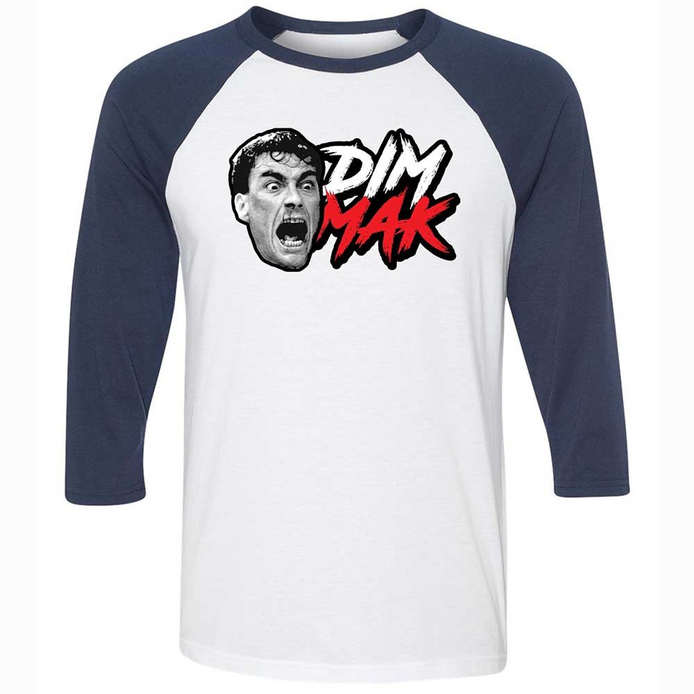 Unisex 3/4 Baseball Tee - AAPFTLS2 - White/Navy - 8