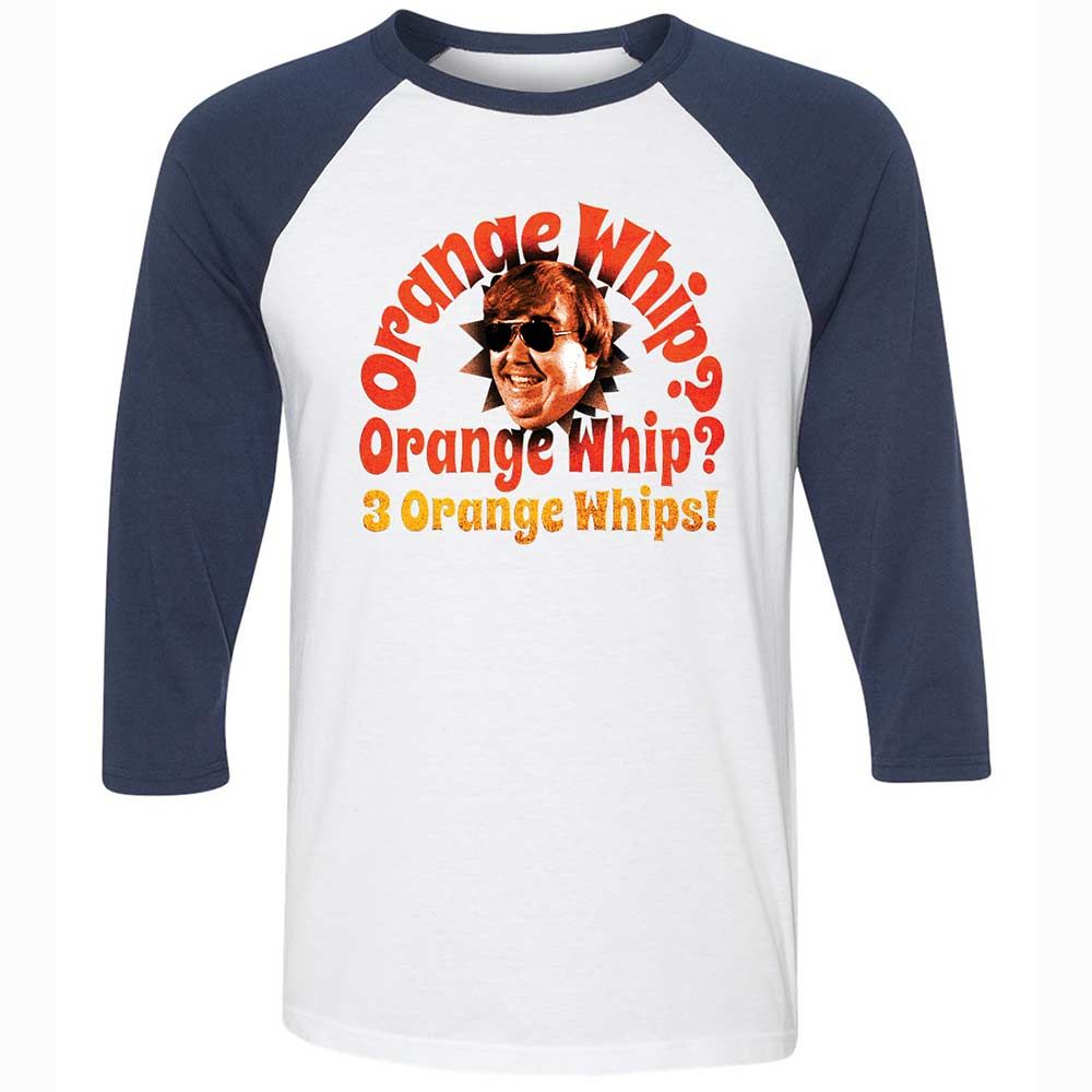 Unisex 3/4 Baseball Tee - 17RK3ZMF - White/Navy - 8