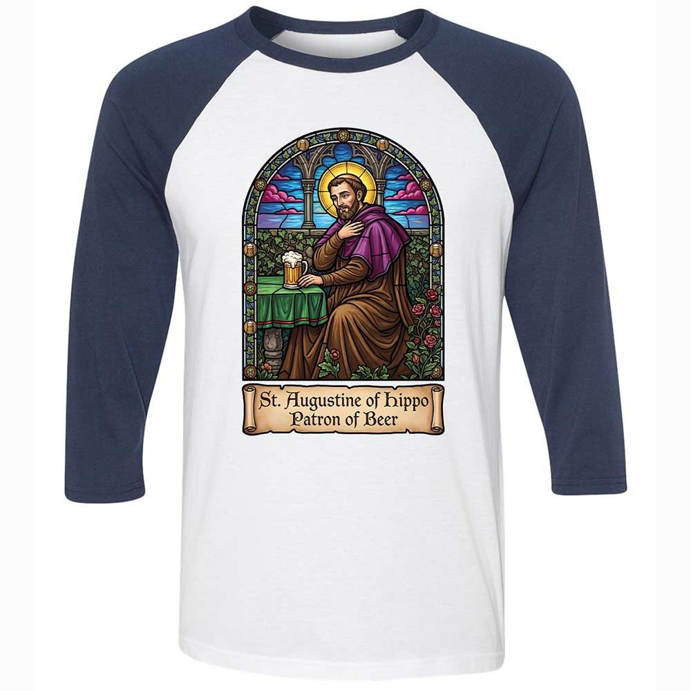 Patron of Beer - White/Navy - 8