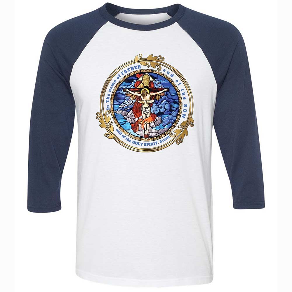 The Holy Trinity - White/Navy - 8