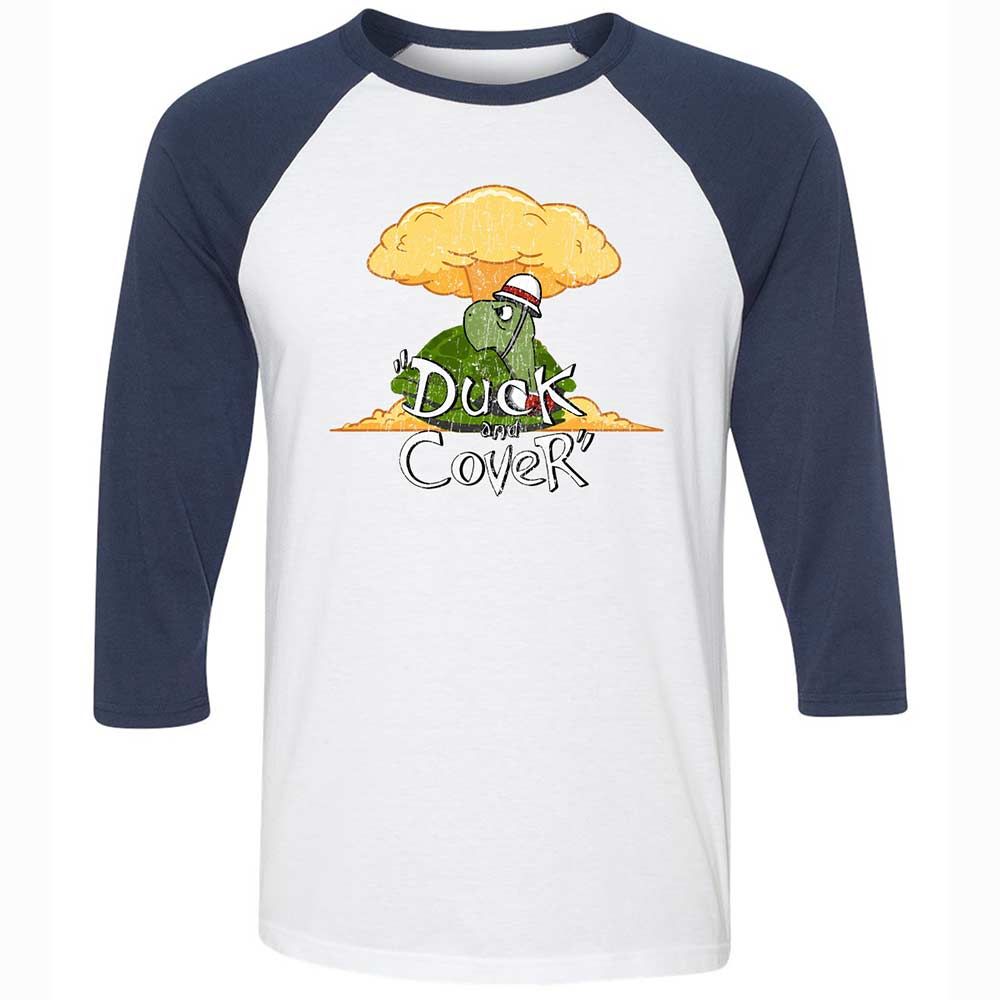Unisex 3/4 Baseball Tee - H5ANZVNW - White/Navy - 8