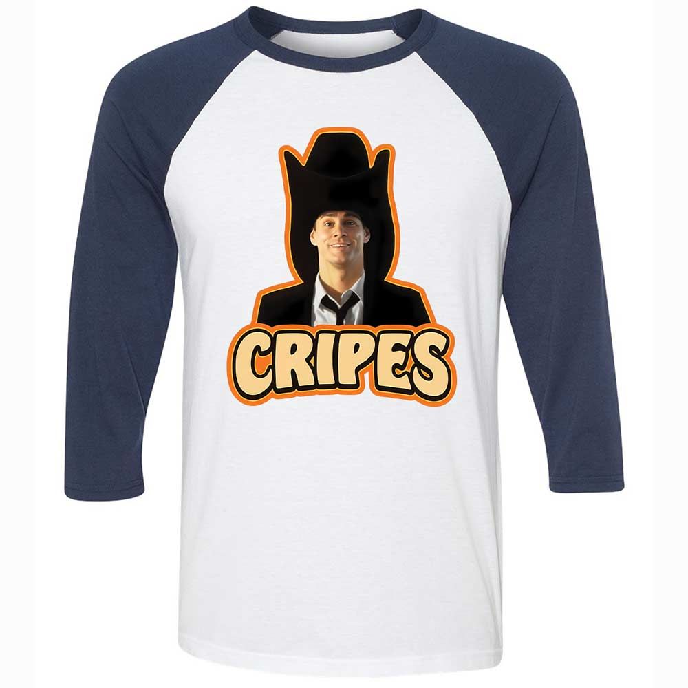 Unisex 3/4 Baseball Tee - DD8EUP13 - White/Navy - 8