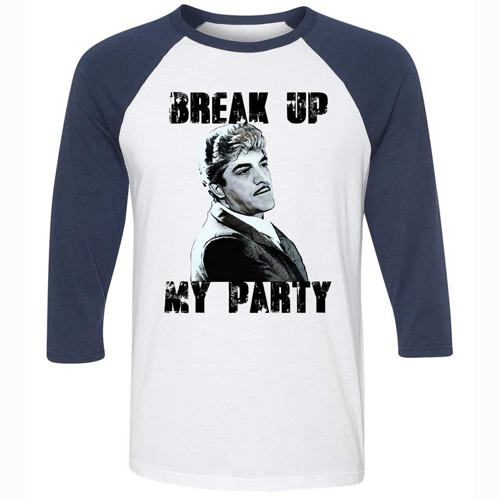Unisex 3/4 Baseball Tee - BQ1B5HFJ - White/Navy - 8
