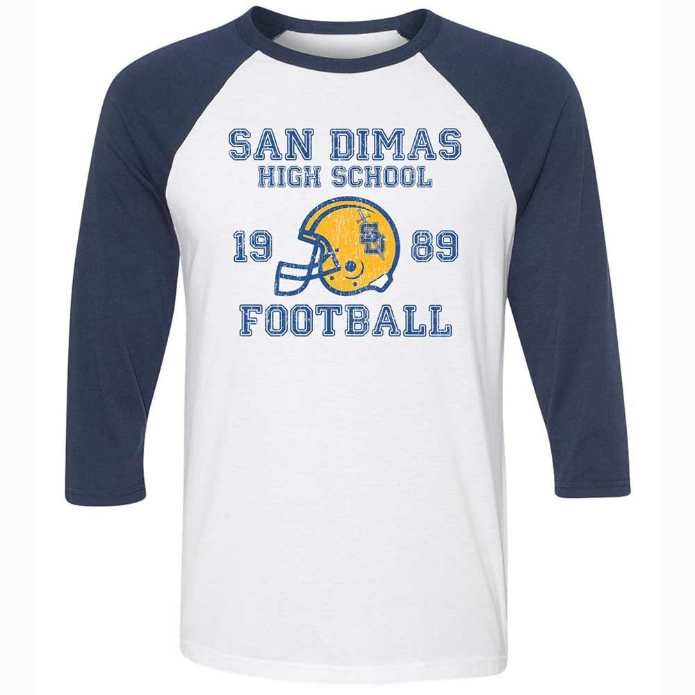 High School Football - White/Navy - 8