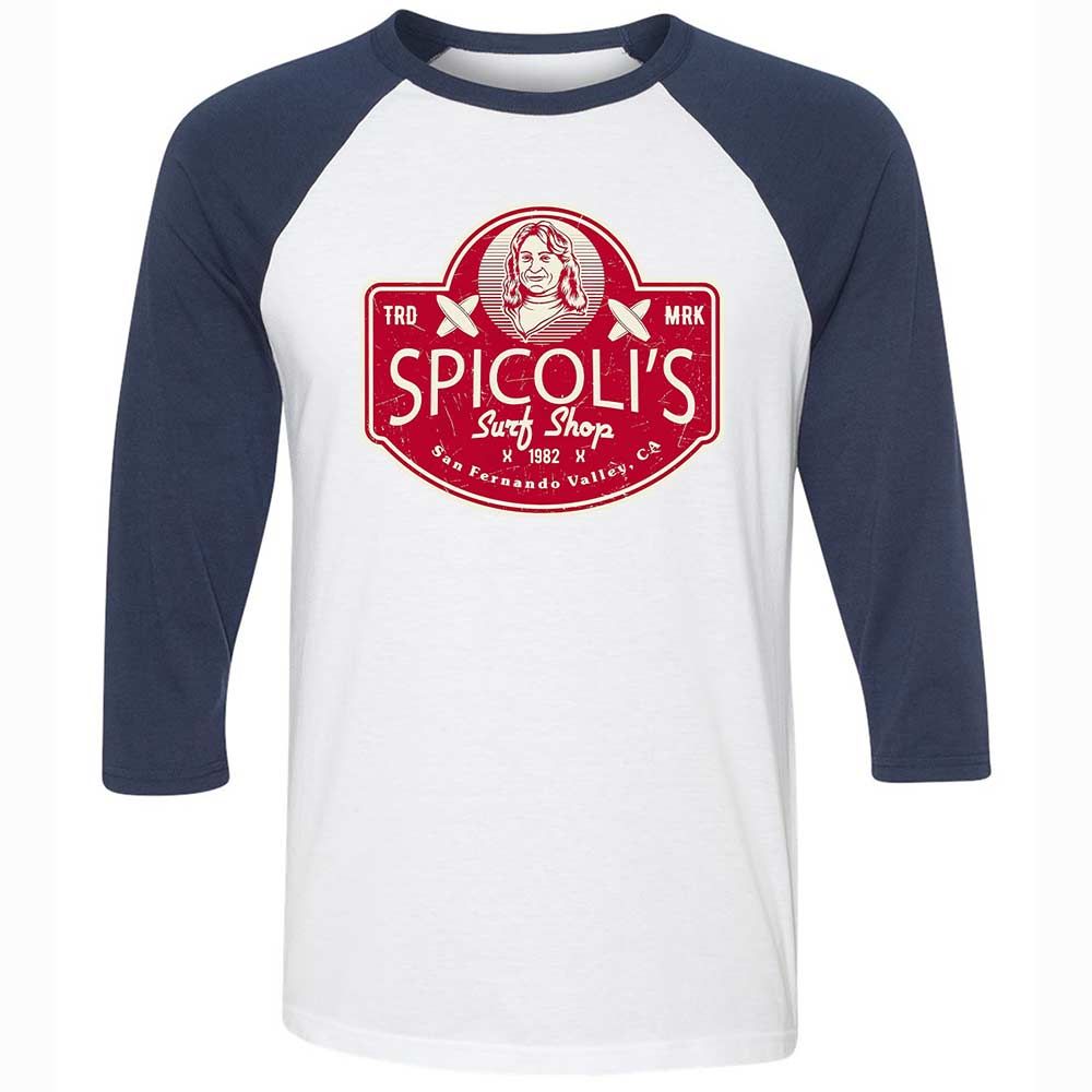Unisex 3/4 Baseball Tee - WARP5K7X - White/Navy - 8