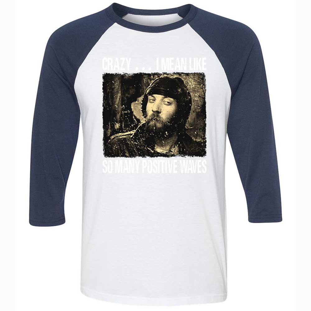 Many positive waves - White/Navy - 8