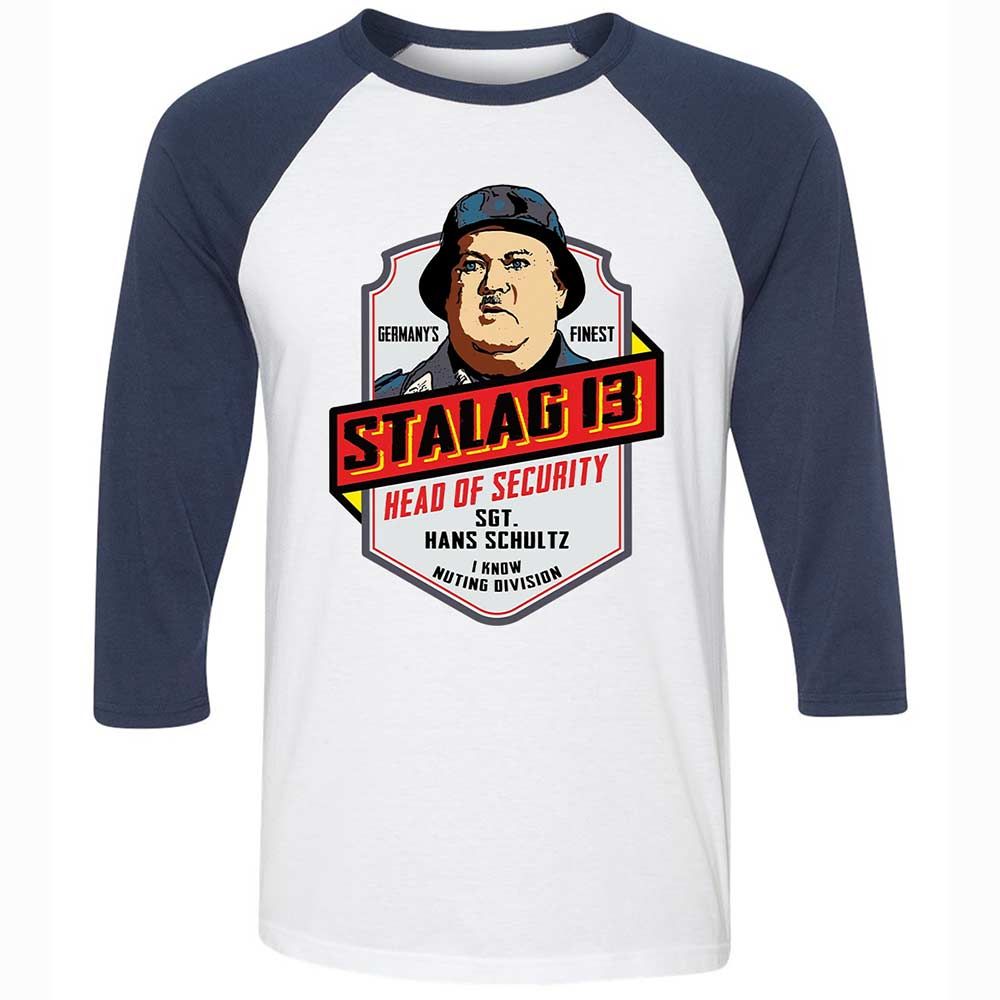 Unisex 3/4 Baseball Tee - 2MKHQLFV - White/Navy - 8