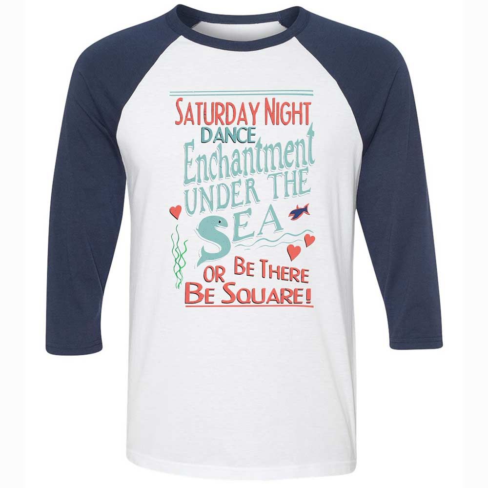 Enchantment Under the Sea Dance - White/Navy - 8