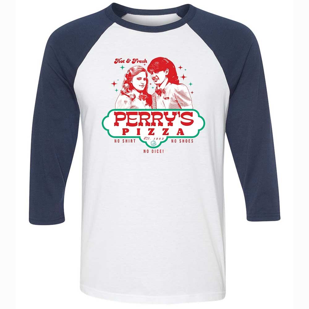 Unisex 3/4 Baseball Tee - 3JKUFFCY - White/Navy - 8