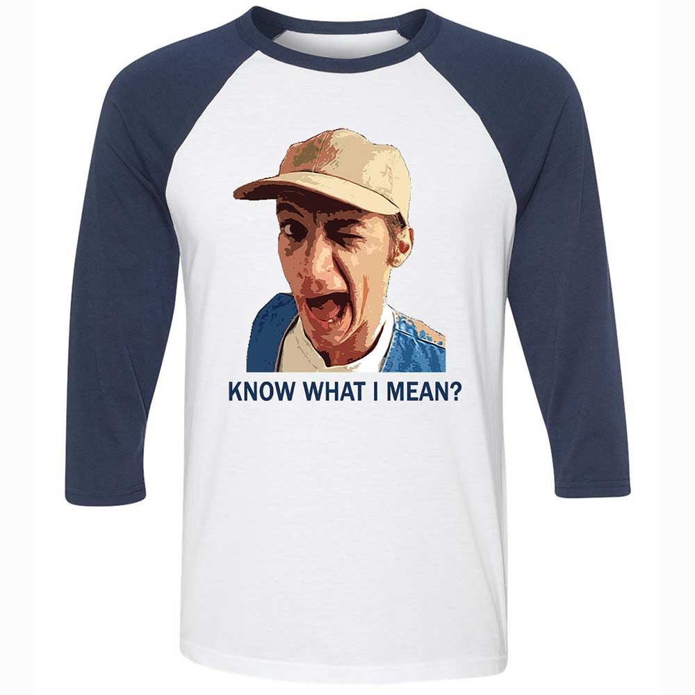 Know what I mean - White/Navy - 8