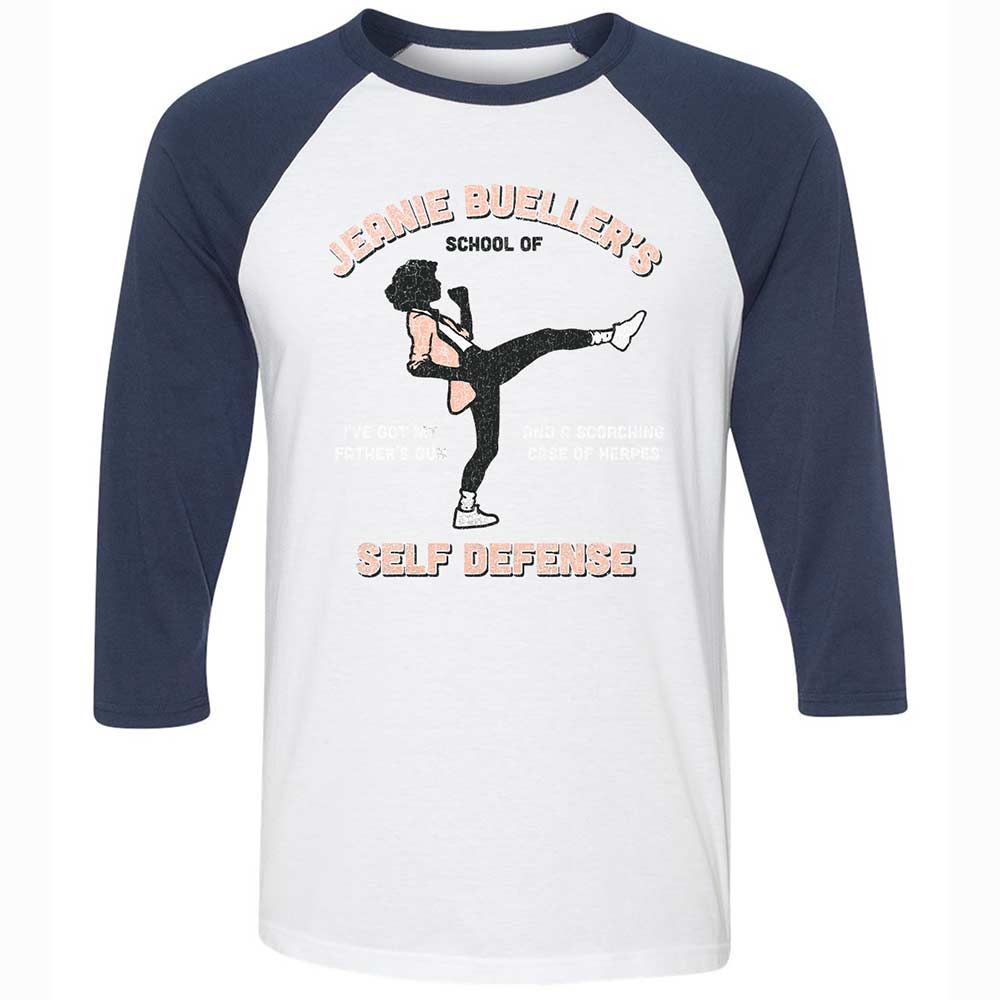 Unisex 3/4 Baseball Tee - 84ZSSEPN - White/Navy - 8