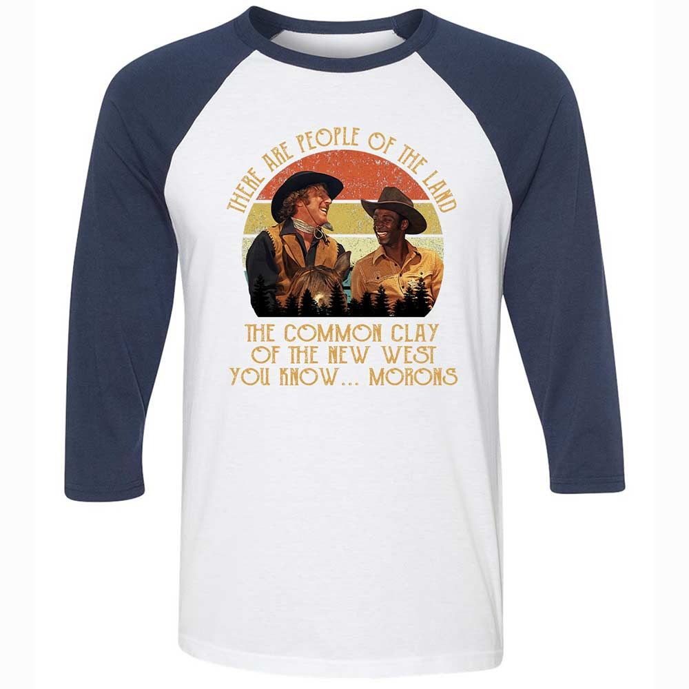 These Are People Of The Land - White/Navy - 8
