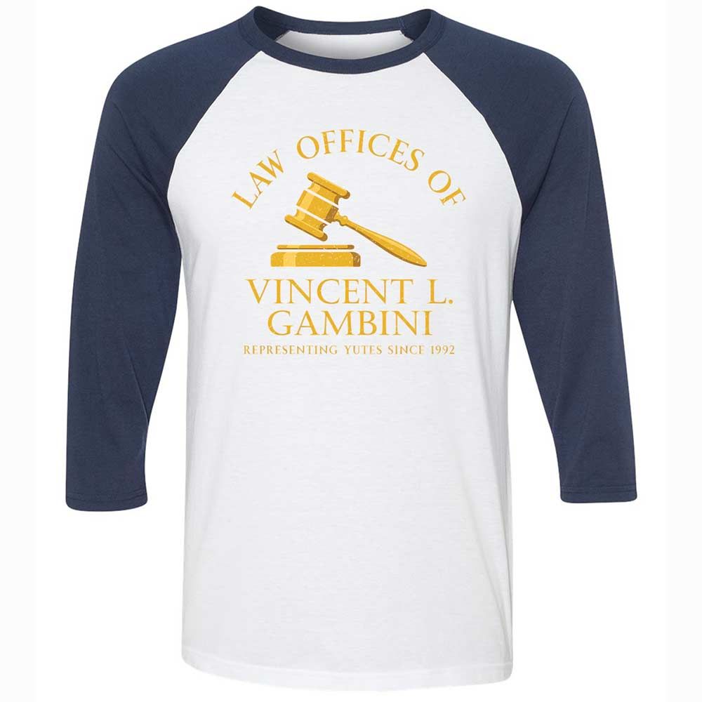 Unisex 3/4 Baseball Tee - KKH6J5LP - White/Navy - 8