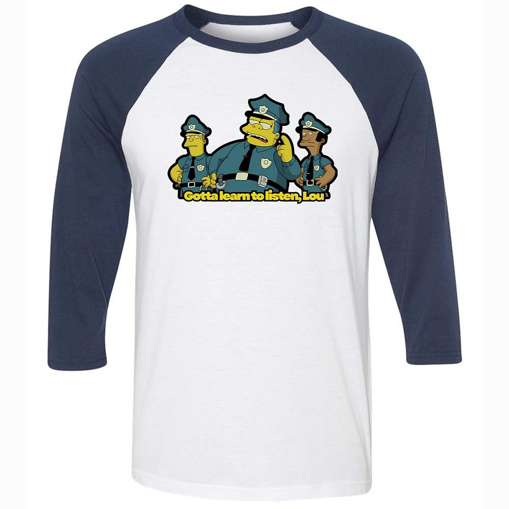 Gotta learn to listen, Lou - White/Navy - 8