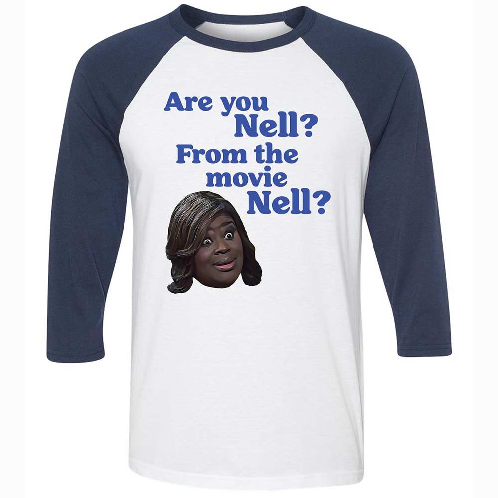 Are You Nell? - White/Navy - 8