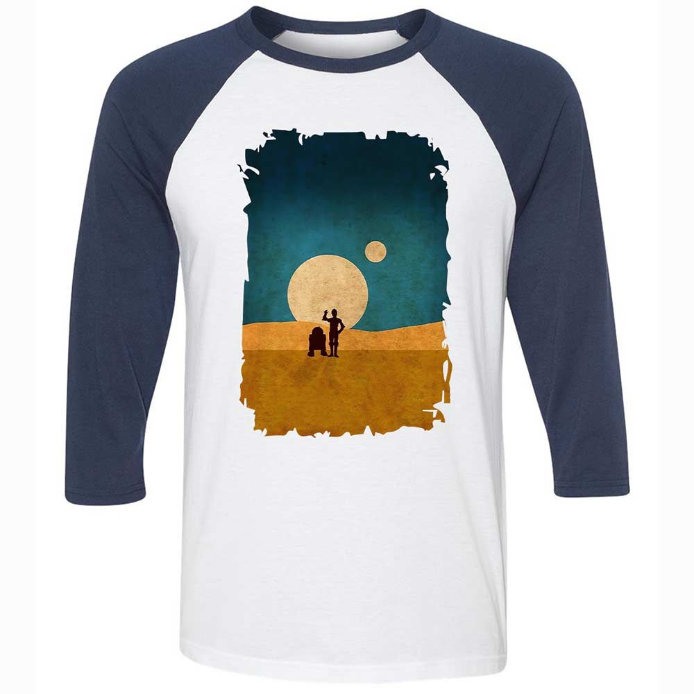 Droids In The Dunes - White/Navy - 8