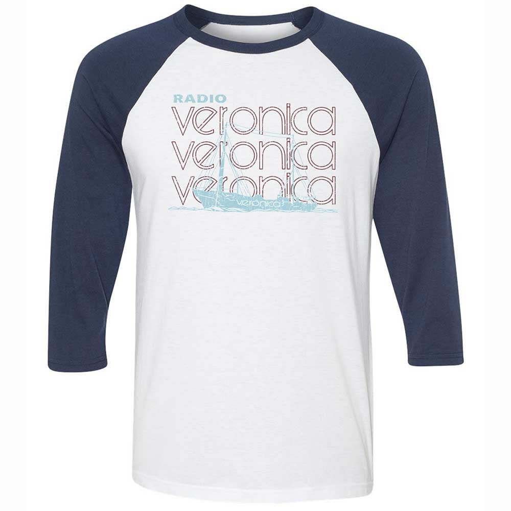 Unisex 3/4 Baseball Tee - PN4N9BB5 - White/Navy - 8