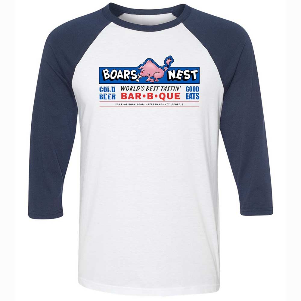 The Boars Nest - White/Navy - 8