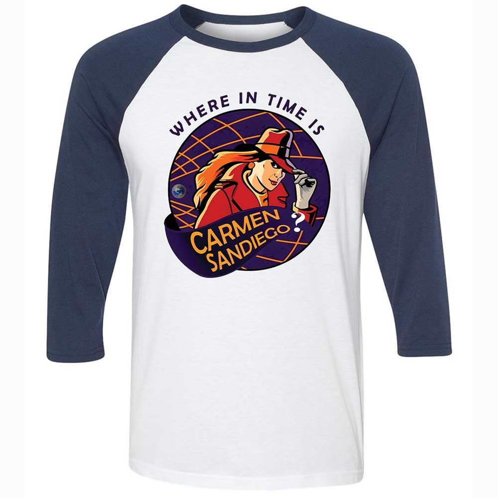 Where in Time Is Carmen Sandiego - White/Navy - 8