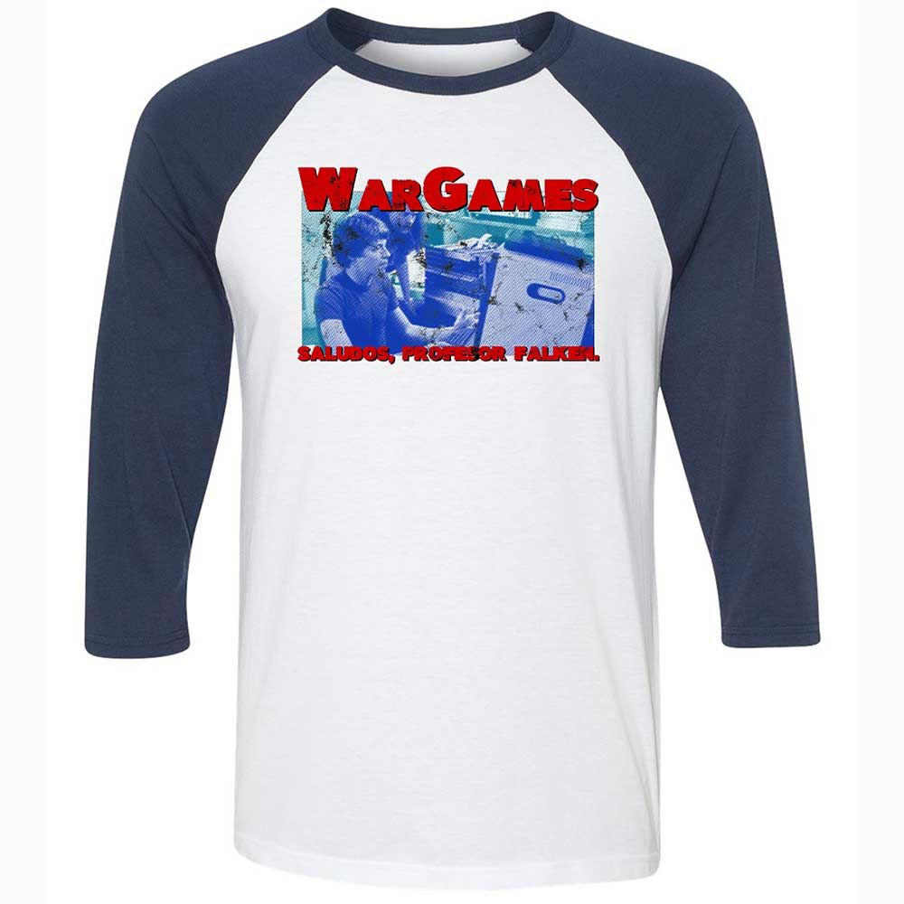 Greetings, Professor Falken - White/Navy - 8
