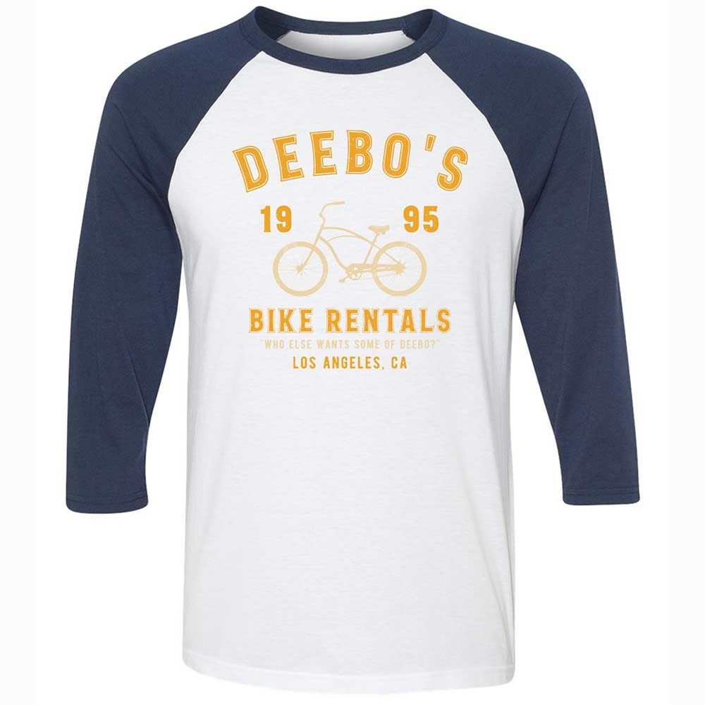Unisex 3/4 Baseball Tee - K4M7YJ67 - White/Navy - 8