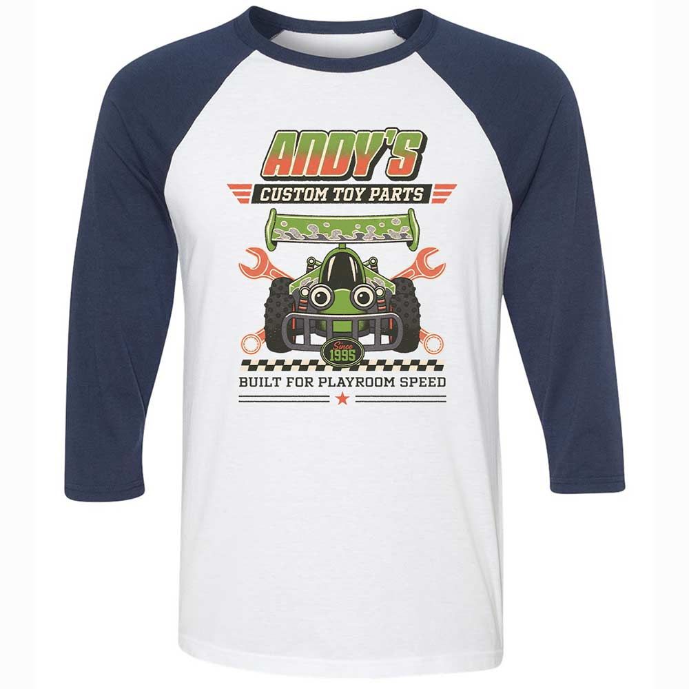 Unisex 3/4 Baseball Tee - 1QHB6PCE - White/Navy - 8