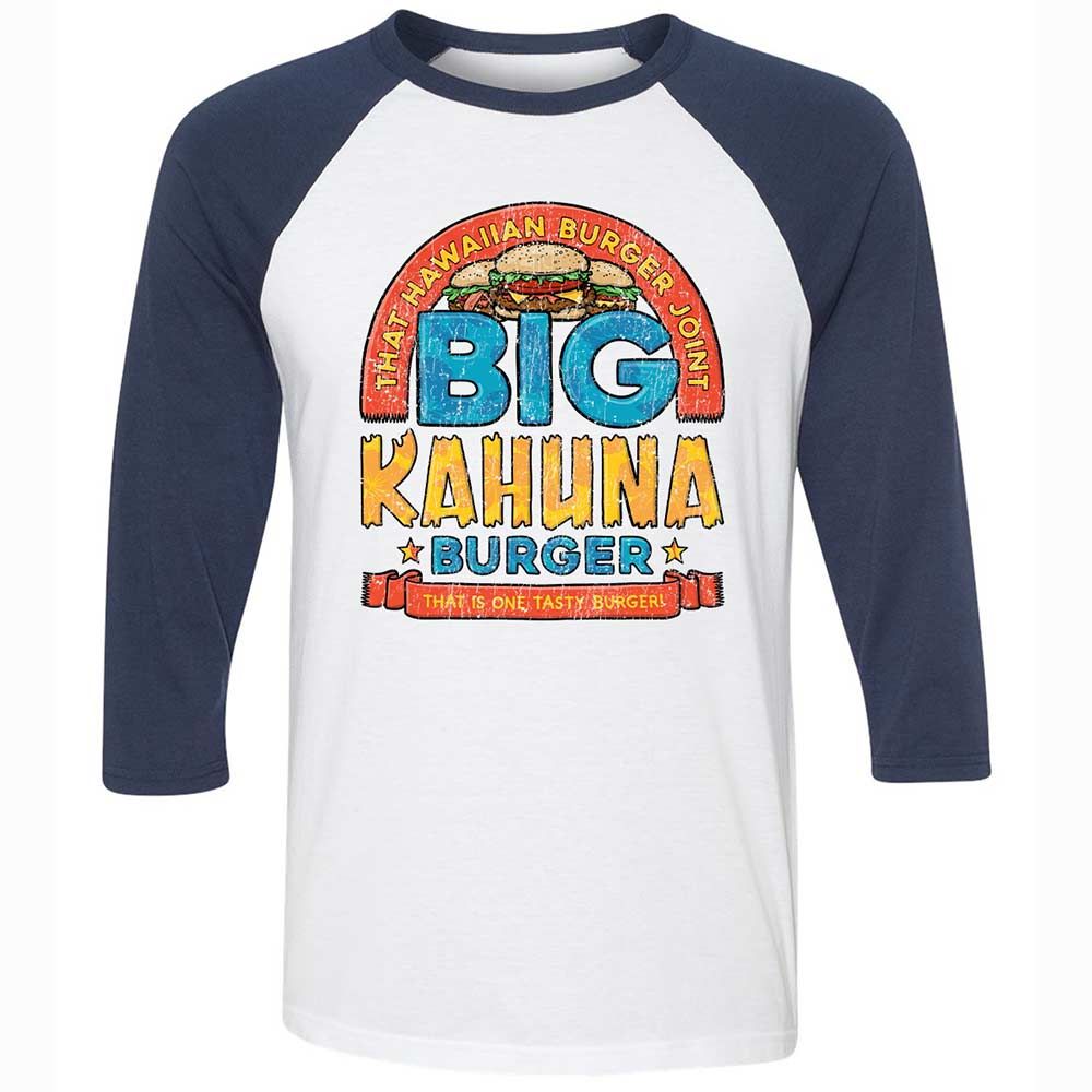 Unisex 3/4 Baseball Tee - NSJUP5DV - White/Navy - 8