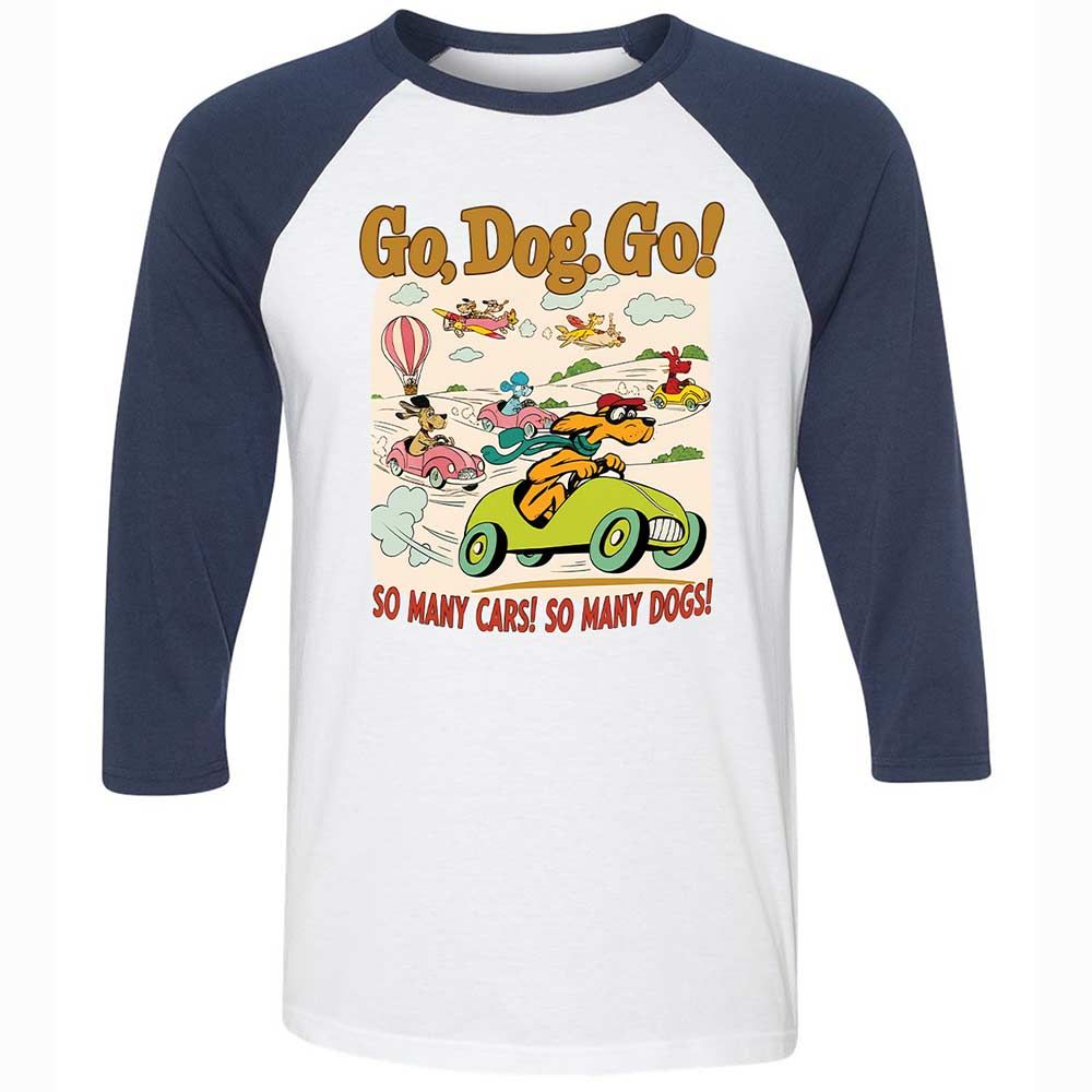 Unisex 3/4 Baseball Tee - FQ62GGSD - White/Navy - 8