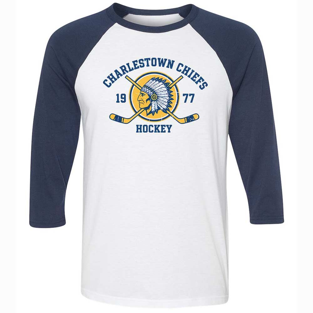 Charlestown Chiefs Hockey - White/Navy - 8