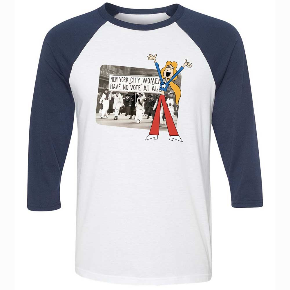 Vote for women - White/Navy - 8