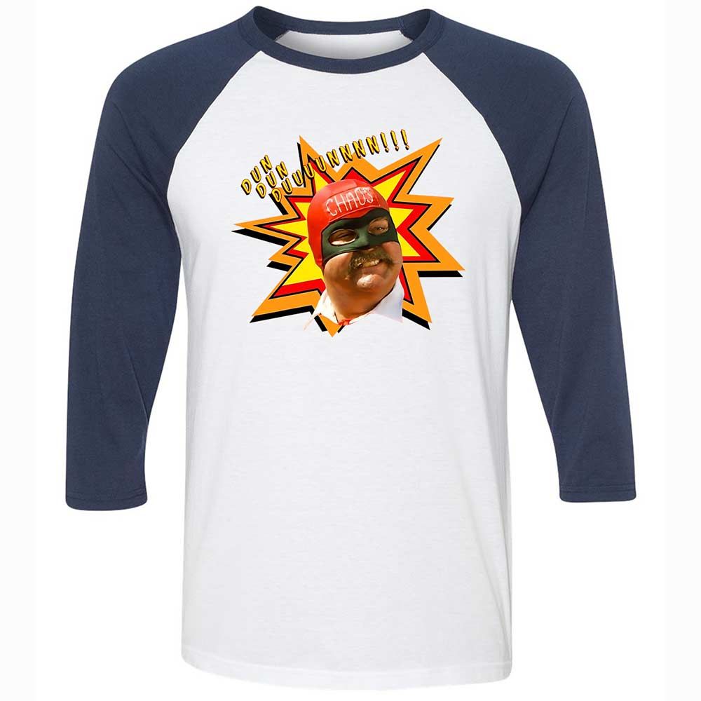 Unisex 3/4 Baseball Tee - ZL8F46ZD - White/Navy - 8