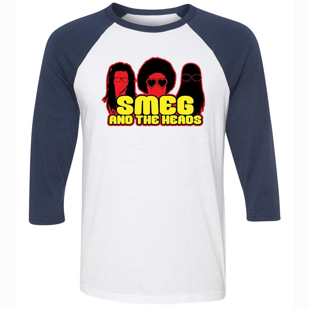 Unisex 3/4 Baseball Tee - F14NBFA8 - White/Navy - 8