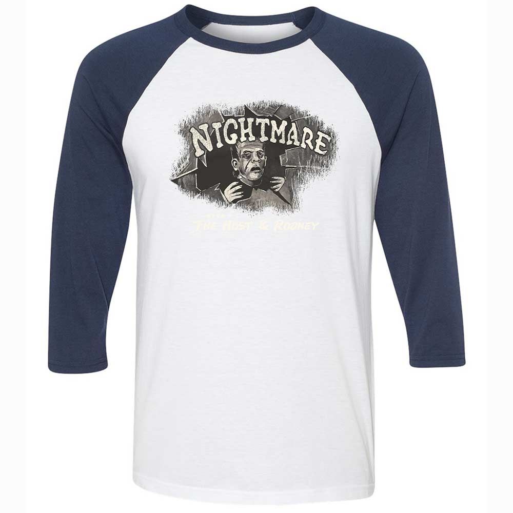 Nightmare with The Host and Rodney - White/Navy - 8