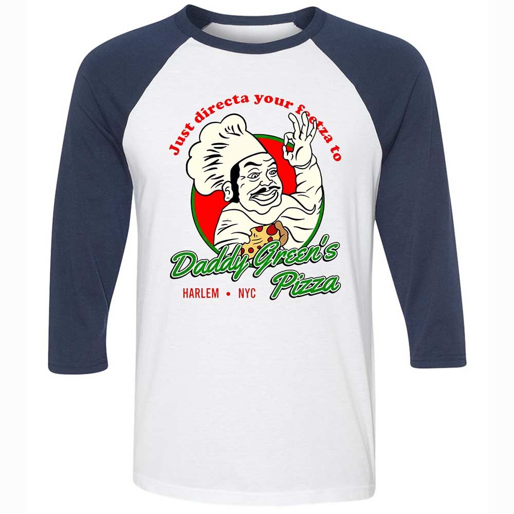 Unisex 3/4 Baseball Tee - 7H52XY3F - White/Navy - 8
