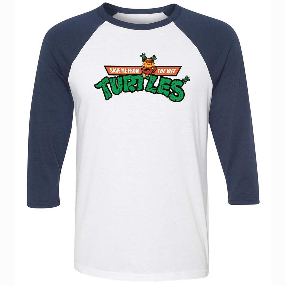 Save Me From The Wee Turtles - White/Navy - 8