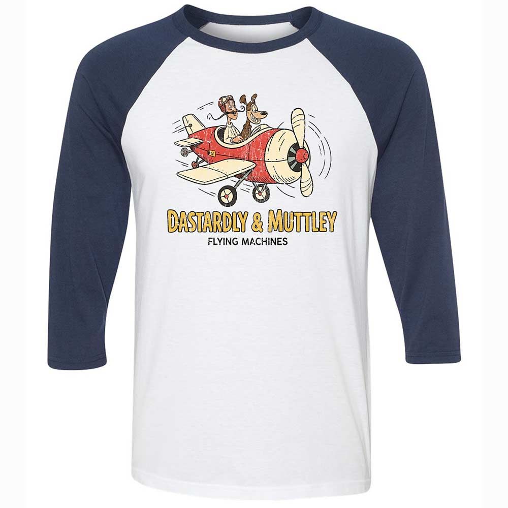Unisex 3/4 Baseball Tee - NBMZSPXS - White/Navy - 8