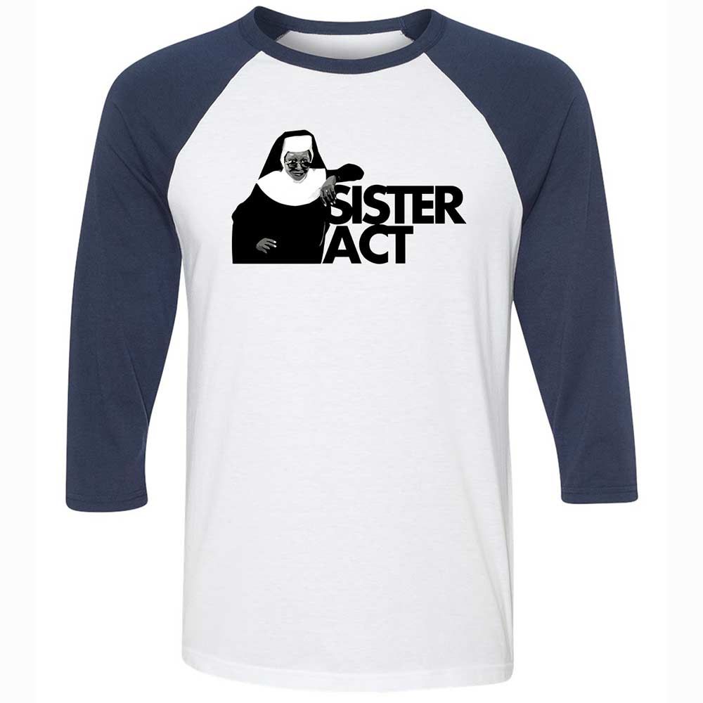 Unisex 3/4 Baseball Tee - BU32TJUS - White/Navy - 8