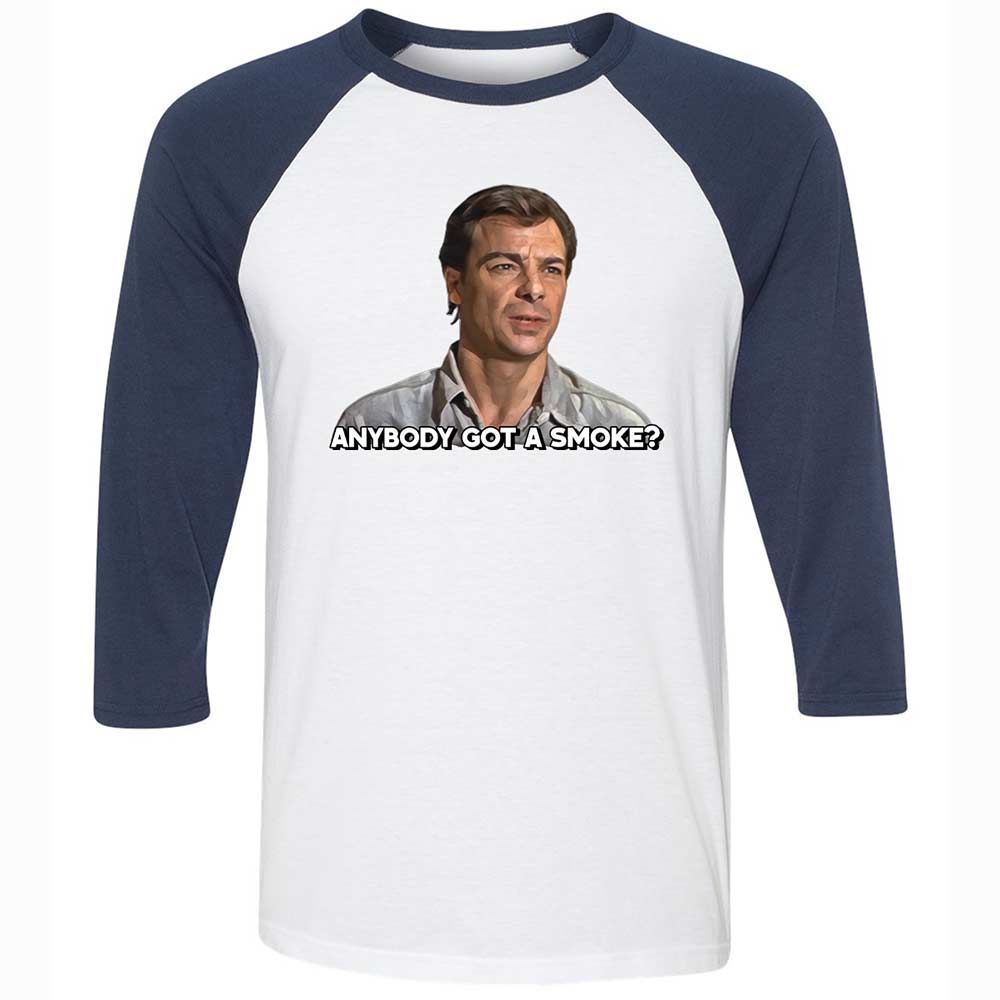 Unisex 3/4 Baseball Tee - Z69J2GDX - White/Navy - 8