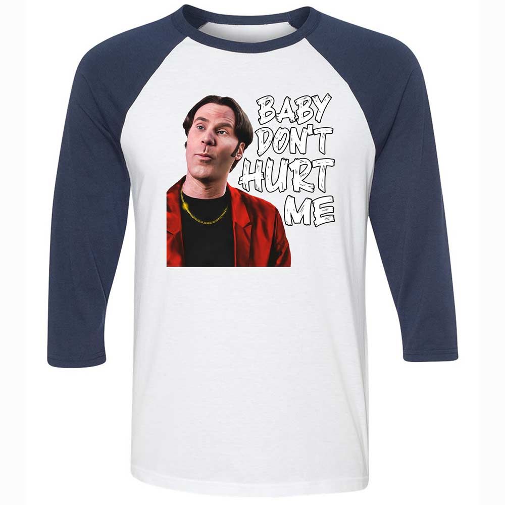 Baby Don't Hurt Me - White/Navy - 8